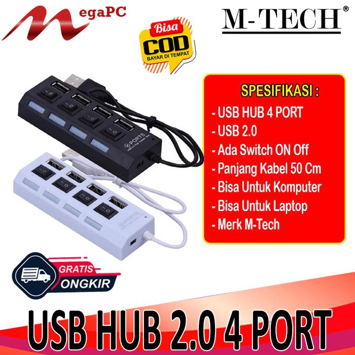 Promo USB HUB 2.0 4 Port Switch ON OFF 0
