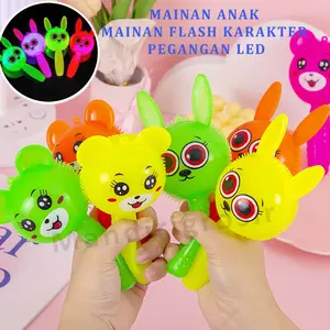 Mainan Anak & Pegangan * Yoyo Animal Puffer Ball * Mainan Led Karakter