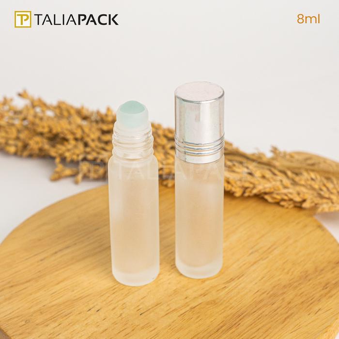 Gambar BOTOL ROLL ON DOFF SILVER 8ML dari Taliapack Packaging Kota Administrasi Jakarta Utara Tokopedia