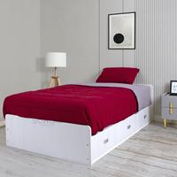 Gambar Soho.id Ecco Bed - Ranjang Laci Divan Ekonomis Minimalis - Putih, 100 x 200 dari Soho.id Furniture Kab. Bogor 1 Tokopedia