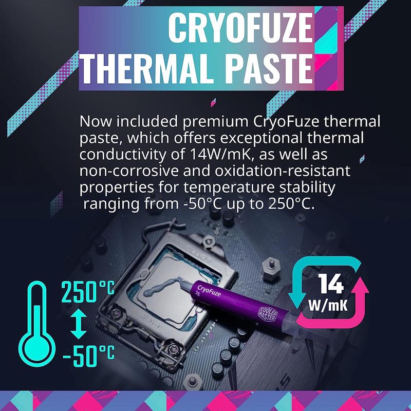 COOLER MASTER MASTERLIQUID 240L CORE ARGB | ML240L CORE LIQUID COOLER 4