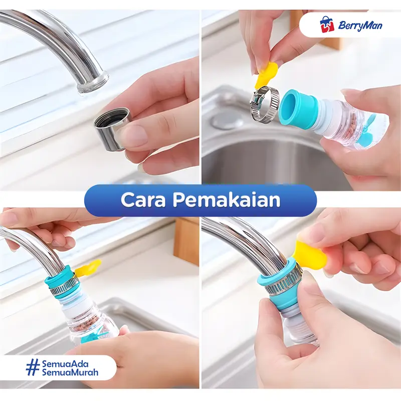 Sambungan Keran Air Putar 360 Derajat - Filter Kran 4