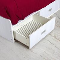 Gambar Soho.id Ecco Bed - Ranjang Laci Divan Ekonomis Minimalis - Putih, 100 x 200 dari Soho.id Furniture Kab. Bogor 4 Tokopedia