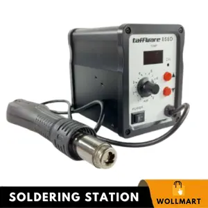 Desoldering Station Hot Gun Heat Gun Blower Pemanas Digital