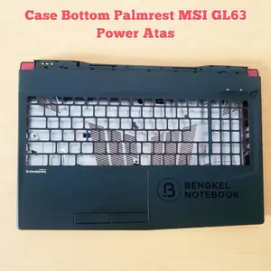 Casing Bottom Palmrest MSI GL63 MS-16P6 MS-16P7 MS-16P8 Power Atas