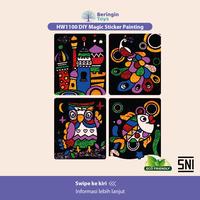 Gambar Beringin Toys DIY Magic Sticker Painting /Mainan mewarnai Anak dari Beringin Toys Kota Tangerang 5 Tokopedia