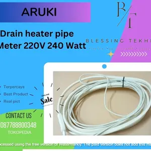 Drain heater aruki pipe 220V 3 meter 12 CW