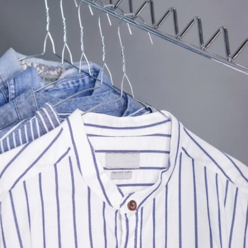 Gantungan Baju Stainless Kawat Jemuran Laundry Murah Besi Chrome Bagus 3