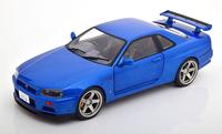 Gambar Diecast 1/18 solido Nissan Skyline GT-R34 1999 blue dari Khoe diecast Kab. Banyumas 3 Tokopedia