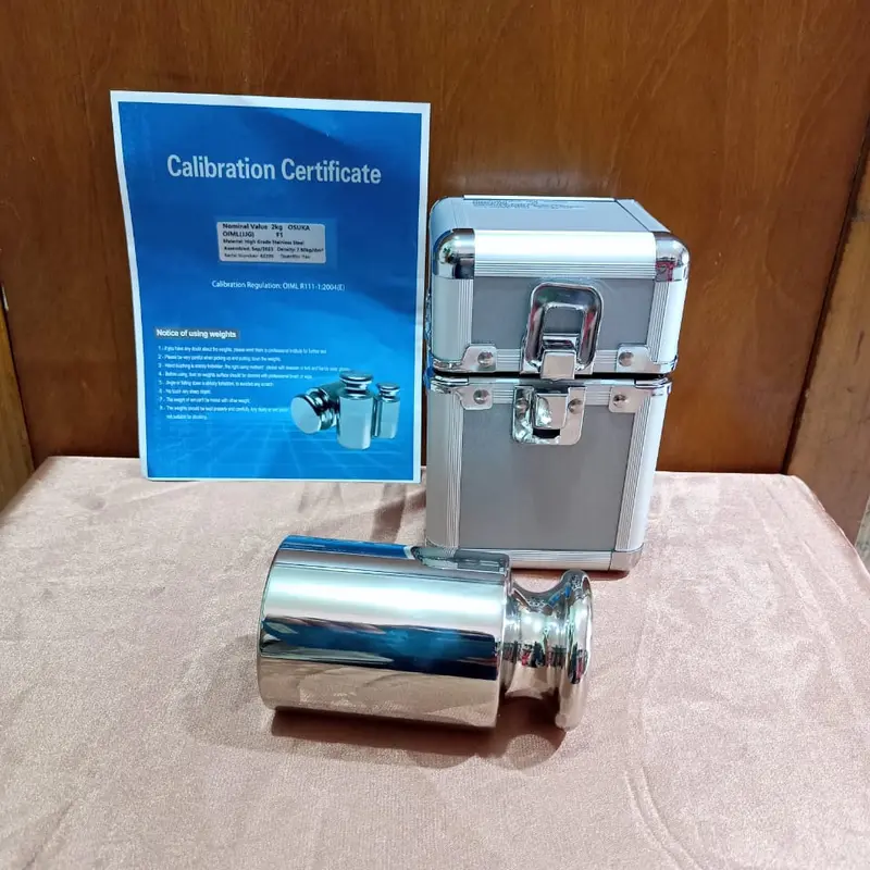 Batu Timbangan F1 2kg atau Anak Timbangan F1 2kg Stainless 4