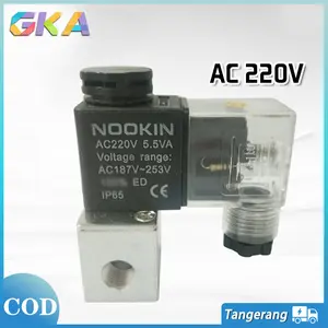 Selenoid Valve Otomatis Kompresor-Katup Solenoid Pneumatik