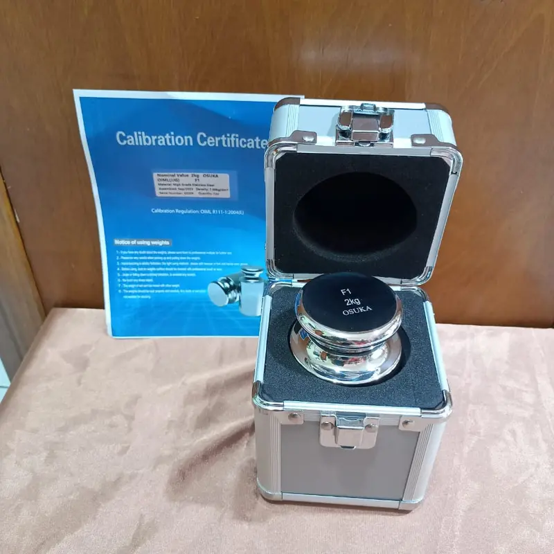 Batu Timbangan F1 2kg atau Anak Timbangan F1 2kg Stainless 3