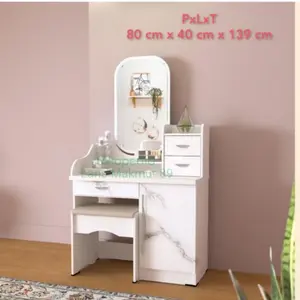 Meja rias hias / Dressing Table Minimalis / Rak make up dachi