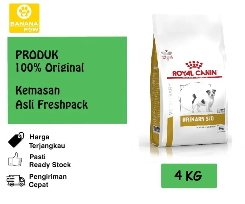Royal Canin Urinary S/O Small Dog 4kg - Promo Price 0