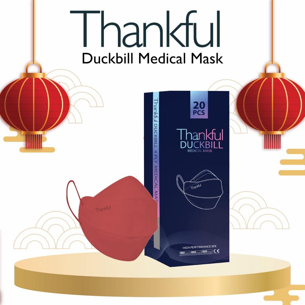 Masker Medis Thankful Duckbill CNY Edition