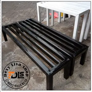 Rak pot tanaman minimalis - rak unik 100x20x20+cat