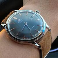 Gambar Orient Bambino RA-AC0P02L Jam Tangan Pria Automatic Blue Dial Leather Strap Original dari Swing Fine Watches Kota Administrasi Jakarta Barat 5 Tokopedia