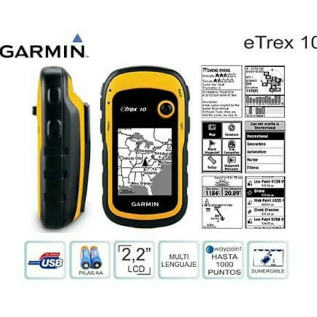 GARMIN GPS ETREX 10I - GPS MANCING GARMIN - ORIGINAL