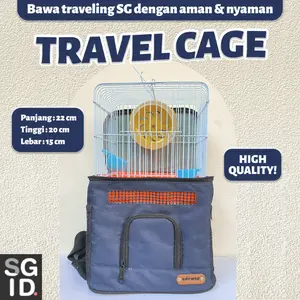 Travelling Cage Bag untuk Sugar Glider - Belum Termasuk Kandang Kecil