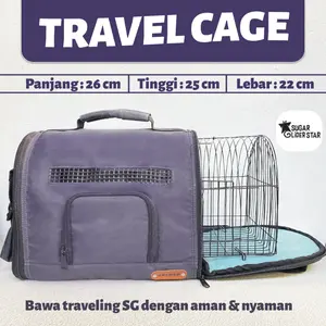 Tas Kandang Untulan Travel Cage Curve For Sugar Glider Tas + Kandang