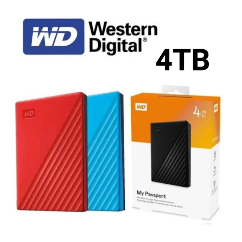 HDD Eksternal WD MY PASSPORT 4TB HARDISK External WD MyPassport 4 TB 0