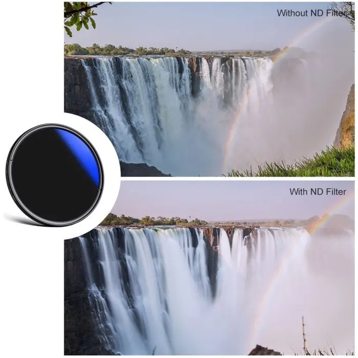 KNF Filter Variable ND2-400 40.5mm Slim MC VND GERMAN OPTIC 1
