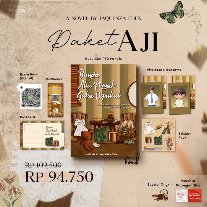 Gambar PO Buku Novel Bunda, Aku Nggak Suka Dipukul - Jaquenza Eden - Loveable dari BumifiksiJogjakarta Kab. Sleman 5 Tokopedia