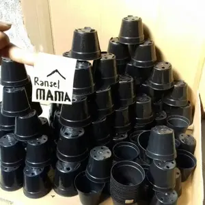Pot Plastik Es Krim 8cm, Ice Cream Pot Murah | Pot BiBit Bunga Tanaman