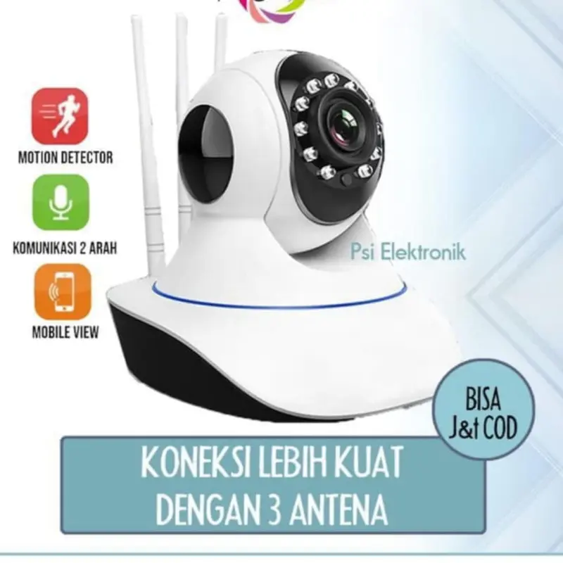IP Cam CCTV Wireless Wifi 3 antena home security APP V380 1