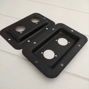 Plat Spikon Terminal Spikon Plat besi Lobang 2 Size 14x9
