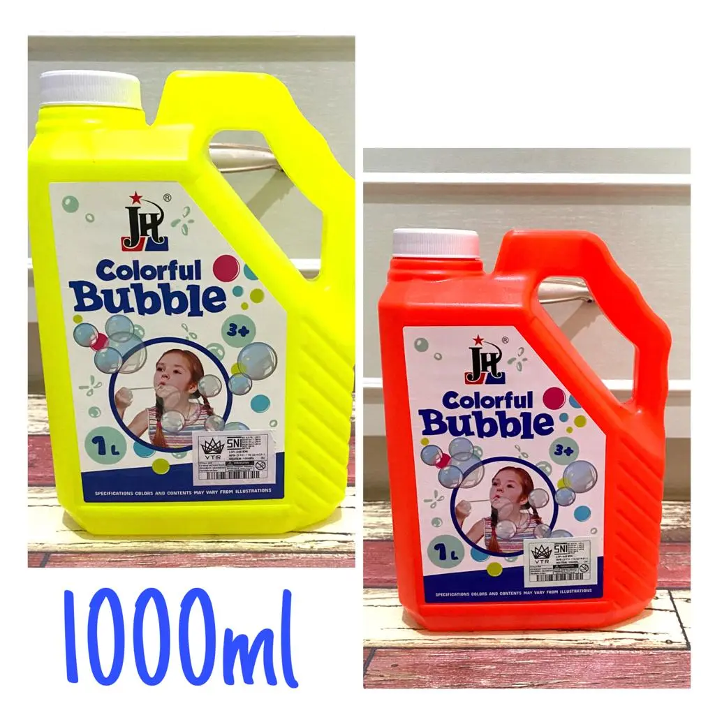 Refill Bubble Colorful Bubble size 1liter