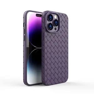 iPhone 15 Pro Max Bottega Hexa Woven Softcase Jelly Case Cover Casing