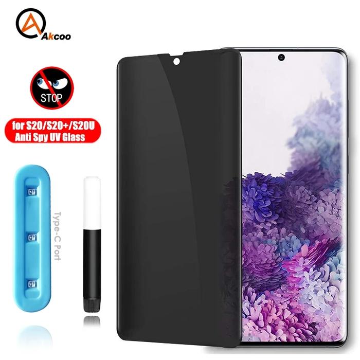 Gambar ANTI SPY SAMSUNG S20 PLUS TEMPERED GLASS UV PRIVACY HIGH QUALITY dari SNOW STORE8 Kota Administrasi Jakarta Barat Tokopedia