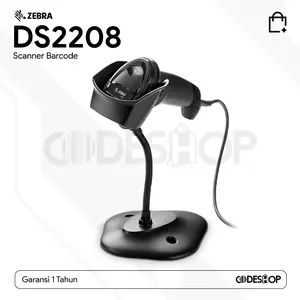 ZEBRA SCANNER BARCODE DS2208 1D&2D USB OMNI DIRECTION