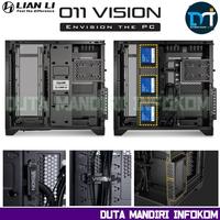 Gambar Lian Li O11 Vision - Triple side Tempered Glass Full Tower Gaming Case - Chrome Edition dari Duta Mandiri Infokom Kota Administrasi Jakarta Pusat 5 Tokopedia