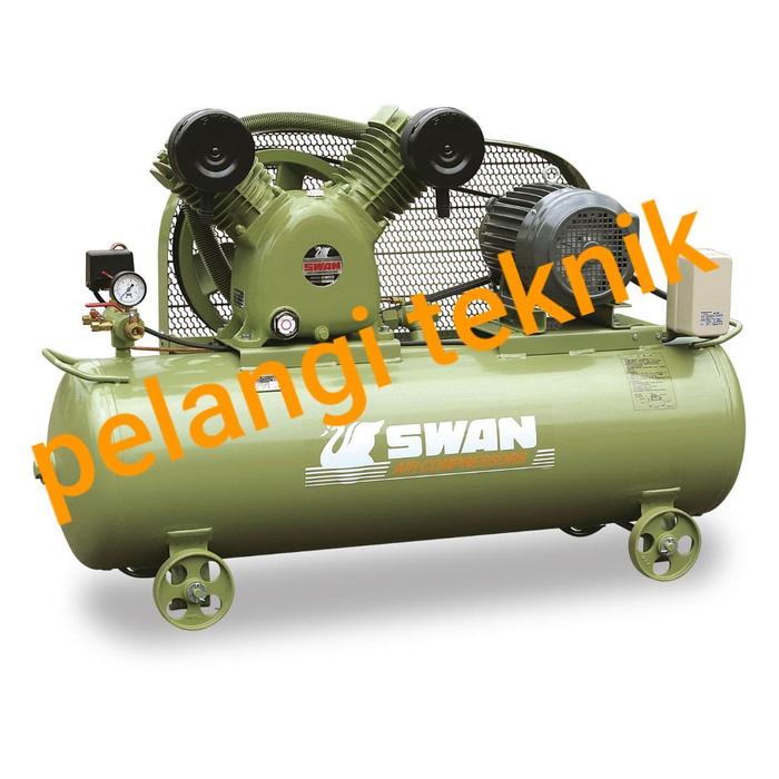 Automatis Compressor Jual Kompresor angin swan 3 hp + motor 3 phs swan air compressor ...