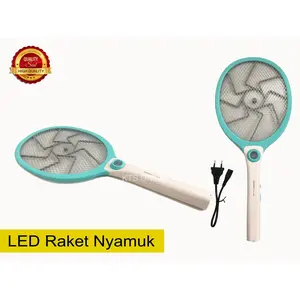 Raket Nyamuk CAHAYA Rechargerable LED