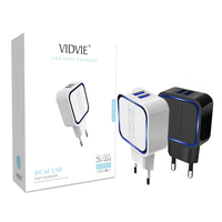 Gambar Vidvie PLE202 V8 Dual USB Charger 2.1A with Micro USB Cable dari Eben Haezer Net Kota Administrasi Jakarta Barat 1 Tokopedia