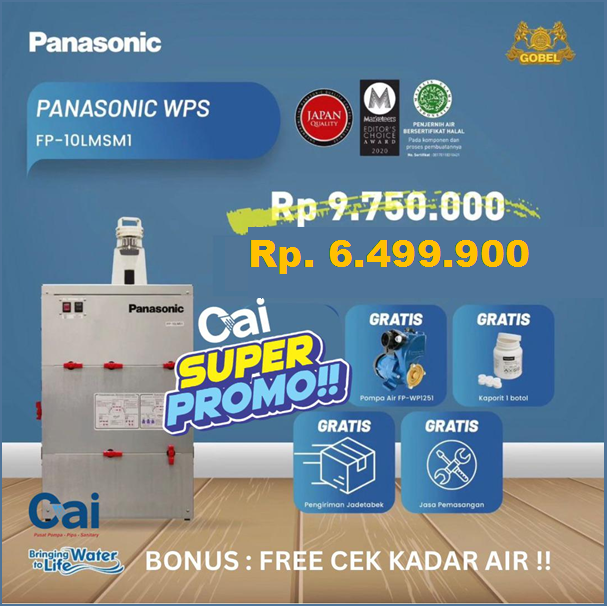 Gambar Filter Air PANASONIC Water Purification System dari CAHAYA ABADI TKI Kab. Bandung Tokopedia