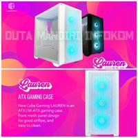 Gambar Cube Gaming LAUREN - Tempered Glass ATX Gaming Case - Black Edition  dari Duta Mandiri Infokom Kota Administrasi Jakarta Pusat 2 Tokopedia