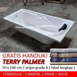 FIBER bathtub BRT 150 / 170 cm kran dan avur