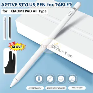 ( BONUS GLOVE ) Stylus Pen untuk Xiaomi Poco Pad M1 X1 Redmi Pad 2 / SE 8.7 / SE 11 / Redmi Pad 10.61 / 6s Pro / Mi Pad 6 7 / Mipad 5 Pro 11 12.1 Inch Tab Tablet 2025 2024 2023 2022 2021 Stilus Pencil Pensil S SPen Touch Screen Layar Sentuh OPT