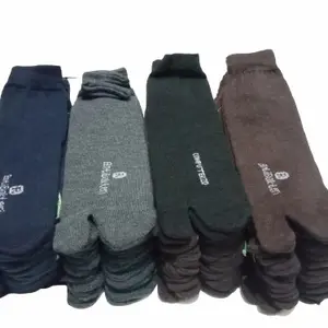 3pasang Kaos kaki jempol polos pria anti bacteria