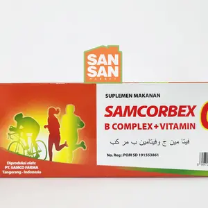 Samcorbex Vitamin C 500mg & B Complex Isi 100 tablet