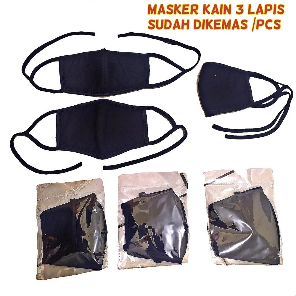 masker-3 lapis memiliki lapisan busa