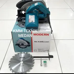 MODERN MESIN BELAH POTONG KAYU 7" CIRCULAR SAW CIRCLE 7 INCH