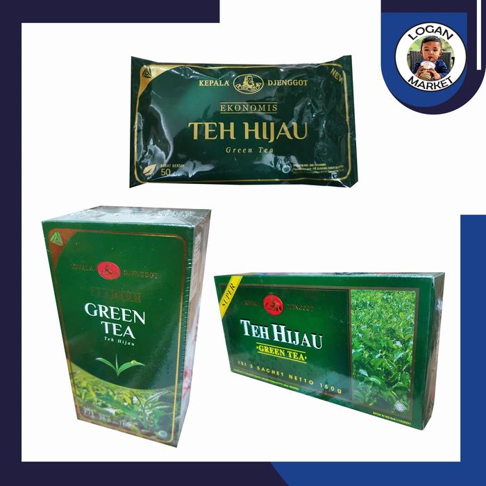 Gambar Kepala Djenggot Teh Hijau Premium Celup Box Isi 25 Pcs / Sachet Bubuk dari Logan Market Kota Administrasi Jakarta Barat Tokopedia