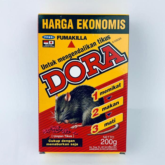 Gambar RACUN TIKUS DORA FUMAKILLA PALING AMPUH 100GRAM dari Larisajaa Kota Administrasi Jakarta Barat Tokopedia