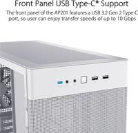 Gambar CASING ASUS PRIME AP201 TG - Small Tower mATX Case (Free 1x Fan) dari Techno Computer Bali Kota Denpasar 4 Tokopedia