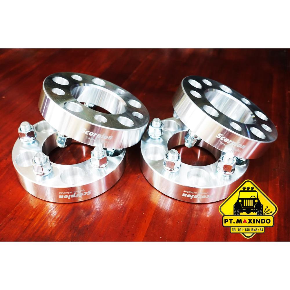 SCORPION Wheel Adapter Spacer PCD 139.7 x 5 tebal 3,8 cm Bahan T6061
